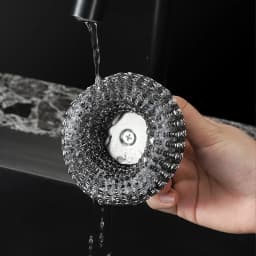 2025 New Stainless Steel Wool Scrubber, Detachable Metal Steel Scrubber Wool Pads Replacement, Heavy Duty Scrubber for Cleaning Dishes, Cast Iron - Thumbnail 6