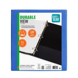 Pen + Gear 1-inch, Durable Binder, D-Ring, Blue, 12 Pack - Thumbnail 7