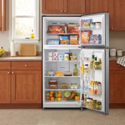 Element 18.1 cu. ft. Top Freezer Refrigerator – Stainless Steel, ENERGY STAR - Thumbnail 10