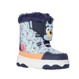 Bluey Toddler Kids Winter Boot with Faux Fur Trim - Thumbnail 2