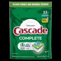 Cascade Complete Dishwasher Pods, Dishwasher Detergent, Dish Detergent Soap, Fresh, 33 Count - Thumbnail 10