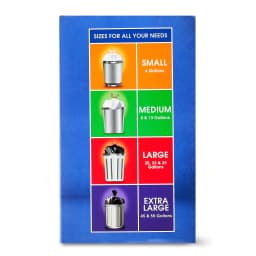 Great Value Sustainable Strong Flex Multi-Purpose Drawstring Bags, 30 Gallon, 40 Count - Thumbnail 5
