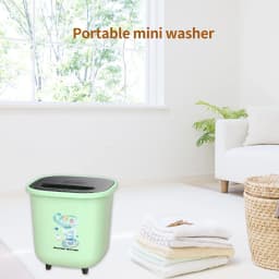 IMossad Portable Mini Washing Machine for Clothes Laundry - Bucket Washer for Camping, RV, Travel, Compact Spaces - Thumbnail 6