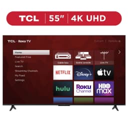 TCL 55” Class S4 Series 4K UHD HDR LED Smart Roku TV (Limited Edition) - 55S41BR - Thumbnail 1