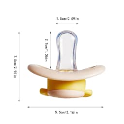 3Pcs New Calming Dog Pacifier Chew Toy, Dog Chewing Pacifier, Pet Silicone Chew Toy for Small Dog Cats - Thumbnail 7