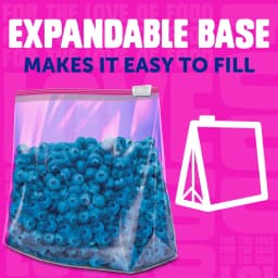 Ziploc® Brand Storage Slider Gallon Bags, Power Shield™ Technology, Expandable Bottom, 68 Count - Thumbnail 5