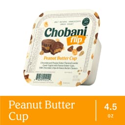 Chobani Flip Low-Fat Greek Yogurt, Peanut Butter Cup 4.5 oz - Thumbnail 3