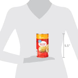 Great Value Butter Flavor Flaky Jumbo Biscuits, 16 oz, 8 Count - Thumbnail 8