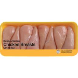 Freshness Guaranteed Boneless, Skinless Chicken Breasts, 2.75 - 7.0 lb Tray - Thumbnail 1