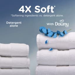Downy Ultra Soft Liquid Fabric Softener, Balance, Crisp Rain & Blue Eucalyptus, 93 fl oz, 138 Loads - Thumbnail 3
