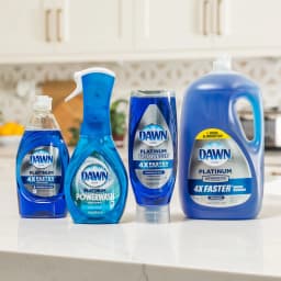 Dawn Platinum EZ-Squeeze Dish Soap Liquid, Dishwashing Liquid, Grease Removal, Fresh Rain, 24.3oz - Thumbnail 11
