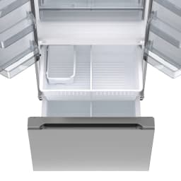 ICYBER BOOM 27.4 cu ft French Door Refrigerator, Full Size with Freezer, Auto Defrost, Ice Maker & Water Filter, Dual Zone, Stainless Steel - Thumbnail 12