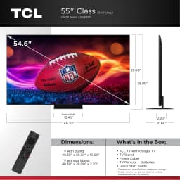TCL 55" Class QM7K Series QD-Mini LED QLED 4K UHD Smart Google TV (NEW, 2025) - 144Hz, Local Dimming - Thumbnail 2