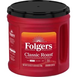 Folgers Classic Roast Ground Coffee, Medium Roast, 25.9 oz Canister - Thumbnail 1