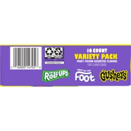 Fruit Roll-Ups, Fruit by the Foot, Gushers Gluten Free Fruit Flavored Snacks (16 Pouches) - Thumbnail 12