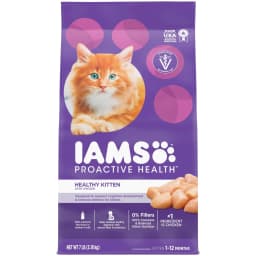 Iams Proactive Health Chicken Dry Cat Food For Kittens, 7 Lb Bag - Thumbnail 1