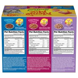 Meow Mix Seafood Selections Variety Pack, Wet Cat Food, 2.75 oz Cup (24 Pack) - Thumbnail 9