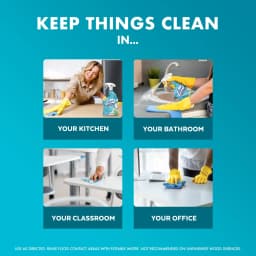 (2 pack) Lysol® All-Purpose Cleaner, Sanitizing and Disinfecting Spray, to Clean and Deodorize, Coconut & Sea Minerals Scent, 32 fl oz - Thumbnail 5