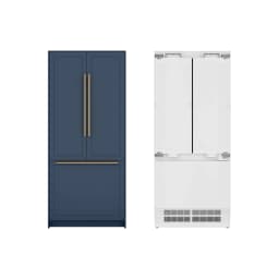 36 In. Panel Ready French Door Refrigerator With Ice maker, water dispenser, Frost Free . 19.6 total cubic - Thumbnail 21