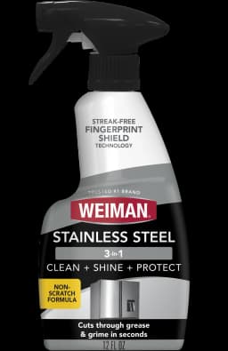 Weiman Stainless Steel Cleaner & Polish Trigger Spray, 12 fl oz - Thumbnail 2