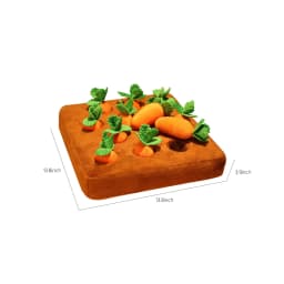 ADruer Plush Dog Pet Carrot Chewing Toys, Carrot Farm Dog Toys, Pet Carrot Plush Training Toys, Dog Enrichment Toys, Dog Carrot Farm Promote Natural - Thumbnail 7