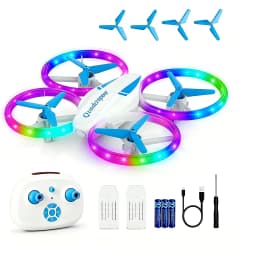 EACOPOL Kids Drone, Mini Drone, Beginner Drones with LED Lights for Kids, LED Remote Control Drone, Indoor Outdoor Mini Quadcopter Toy, Christmas - Thumbnail 1
