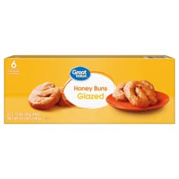 Great Value Glazed Honey Buns, 10.5 oz, 6 Count - Thumbnail 9