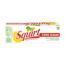 Squirt Zero Sugar Grapefruit Soda Pop, 12 fl oz, 12 Pack Cans - Thumbnail 11