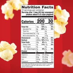 Orville Redenbachers Microwave Popcorn Mini Bags, Movie Theater Butter Flavor, 1.5 oz., 12-Count - Thumbnail 7