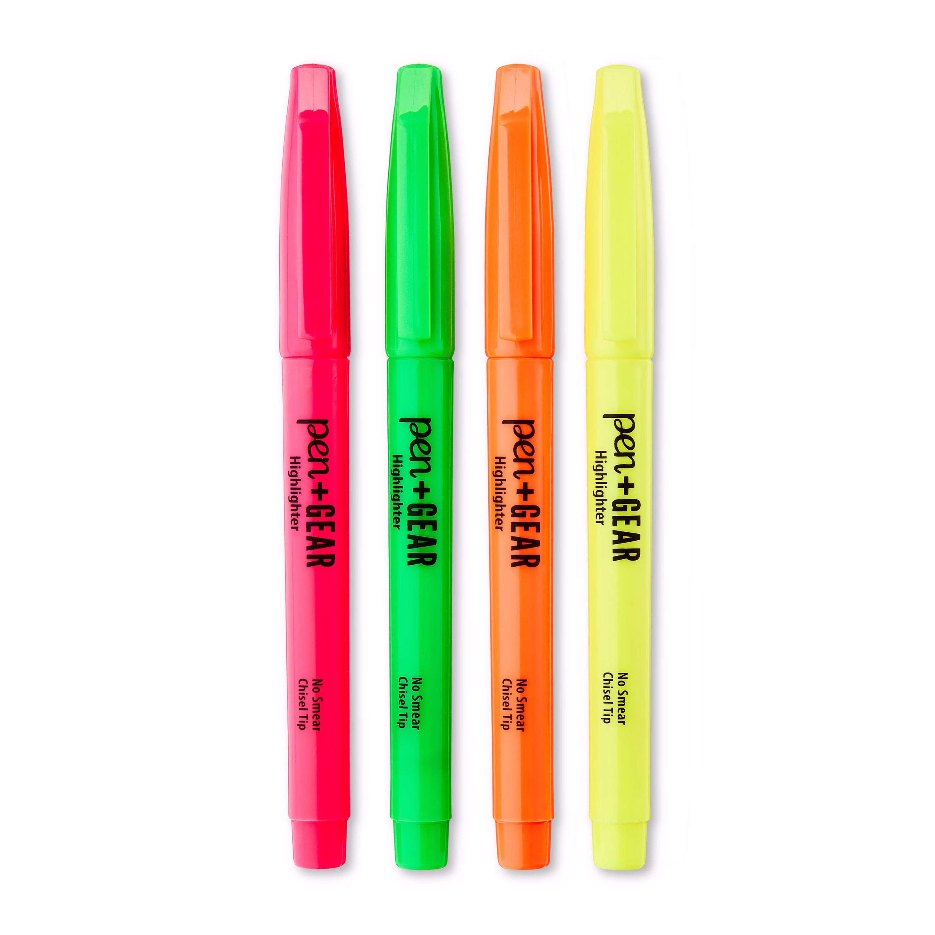 Pen+Gear Pocket Highlighters, Chisel Tip, Assorted Colors, 4 Count - Thumbnail 5