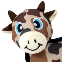 KONG® Ballistic® Cow Squeaker Dog Toy, Medium, for Dogs Between 15-35 lbs - Thumbnail 3