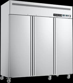 Coolake Commercial Refrigerator and Freezer Combo, 72" W Dual Temperature Zones, 54 Cu.ft 3 Door - Thumbnail 1