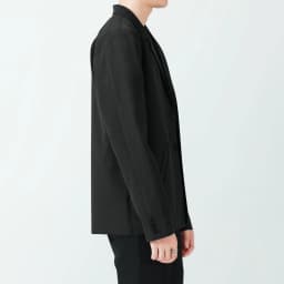 Maoxin Men's Coats and Jackets Men's Solid Color Leather Suit Fashionable No Iron Plus Leather Suit Black S - Thumbnail 4