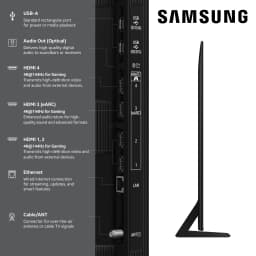 Samsung 55” Class Neo QLED 4K QN70F Samsung Vision AI Mini LED Smart TV (2025) - QN55QN70FAFXZA - Thumbnail 4