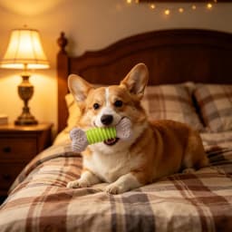 Tough Dog Toys for Aggressive Chewers: Peanut Butter Flavored Long Lasting Dog Bones for Large Dogs, Heavy Duty Nylon & Rubber Dog Chew Toys to Keep - Thumbnail 5