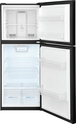 Frigidaire FFET1022UB 10 Cu. Ft. Top Freezer Apartment-Size Refrigerator, Black - Thumbnail 4
