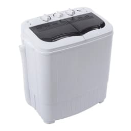 Portable Washing Machine,Compact Clothes Washing Machine, Semi Automatic Washing Machine, Mini Twin Tub Washing Machine for Apartments - Thumbnail 4
