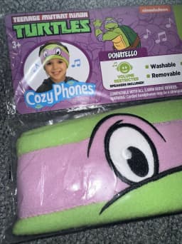 RHEA- Teenage Mutant Ninja Turtles Donatello Cozy Phones 3-In-1 Comfort Headphone New - Thumbnail 2