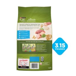 Purina Cat Chow Naturals, Indoor Dry Cat Food, Chicken & Turkey, 3.15 lb Bag - Thumbnail 6