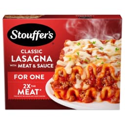 Stouffer's Lasagna with Meat & Sauce, Single Serve, Frozen Entrees for One, Ready to Cook Easy Dinners, Protein Frozen Meals 10.5 oz - Thumbnail 1