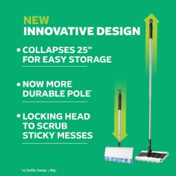 Swiffer Mop & Go Deluxe Kit with Dry & Wet Refills, 1 Handle + 2 Hair Magnet Dry Pads & Wet Pad Refills - Thumbnail 2
