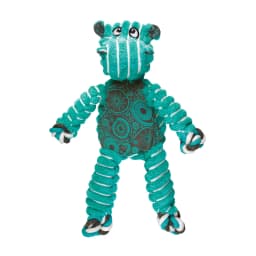 KONG® Floppy Knots Squeaker Dog Toy, Hippo, Medium/Large - Thumbnail 1