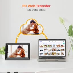 GIROOL Digital Picture Frame, WiFi Digital Frame with 10.1" IPS Touch Screen, Electronic Photo Frames Built-in 32GB Memory, Share Instant Photo - Thumbnail 12