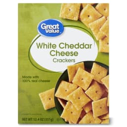 (2 pack) Great Value White Cheddar Cheese Crackers, 12.4 oz - Thumbnail 2