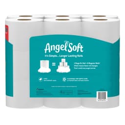 Angel Soft 2-Ply Toilet Paper, 18 Mega XL Rolls, 480 Sheets Per Roll - Thumbnail 16