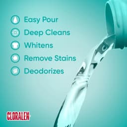 Cloralen No-Splash Liquid Bleach, All Purpose Cleaner, 121 fl oz - Thumbnail 2