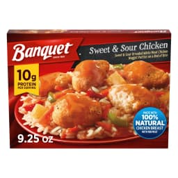 Banquet Sweet & Sour Chicken, Frozen Meal, 9.25 oz - Thumbnail 1