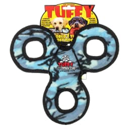 Tuffy Junior 3WayTug Camo Blue Durable Plush Dog Toy - Thumbnail 7