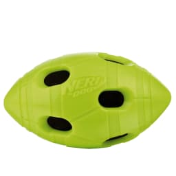 Nerf Dog TPR Bash Crinkle & Squeak Football Dog Toy, 6 inch - Thumbnail 1