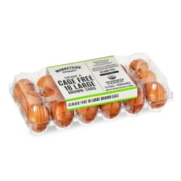 Marketside Organic Cage Free Brown Large Eggs 18 Count - Thumbnail 1